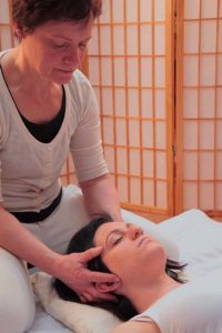 Shiatsu Gesicht und Kopf